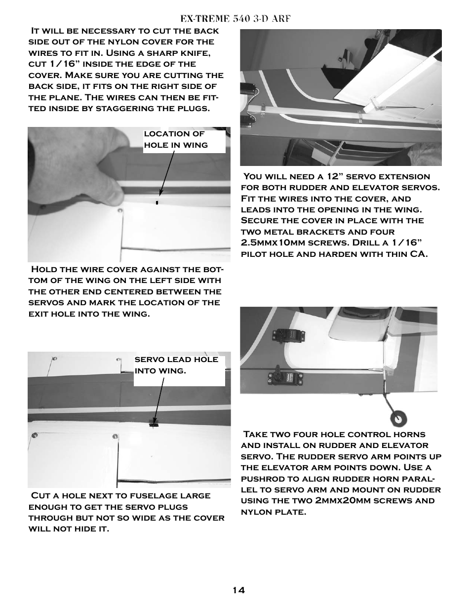 Carl Goldberg GBGA1078 User Manual | Page 14 / 23
