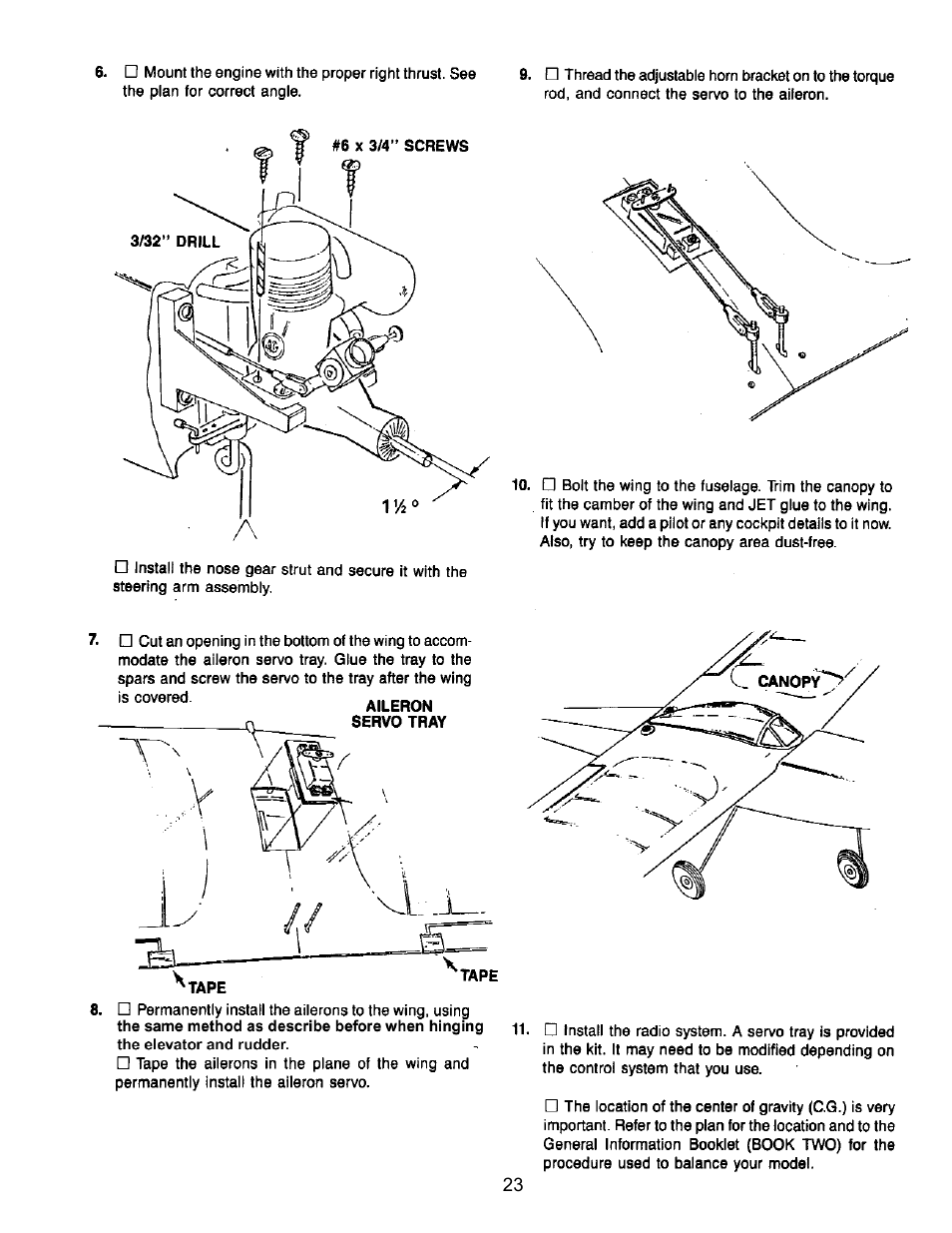 Carl Goldberg GBGA0050 User Manual | Page 23 / 26