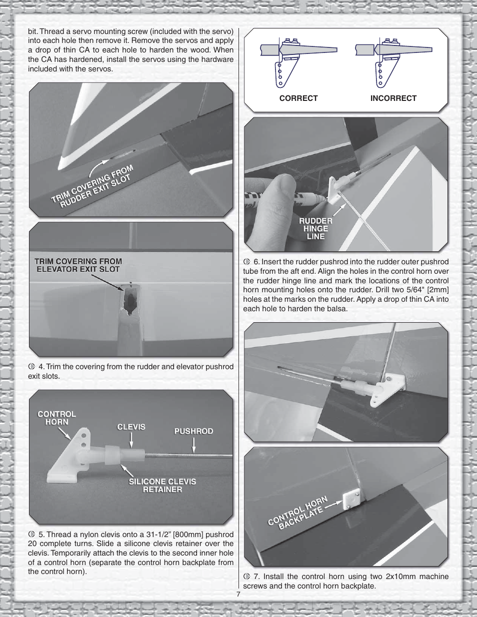Carl Goldberg GPMA1960 Gentle Lady Glider ARF User Manual | Page 7 / 16