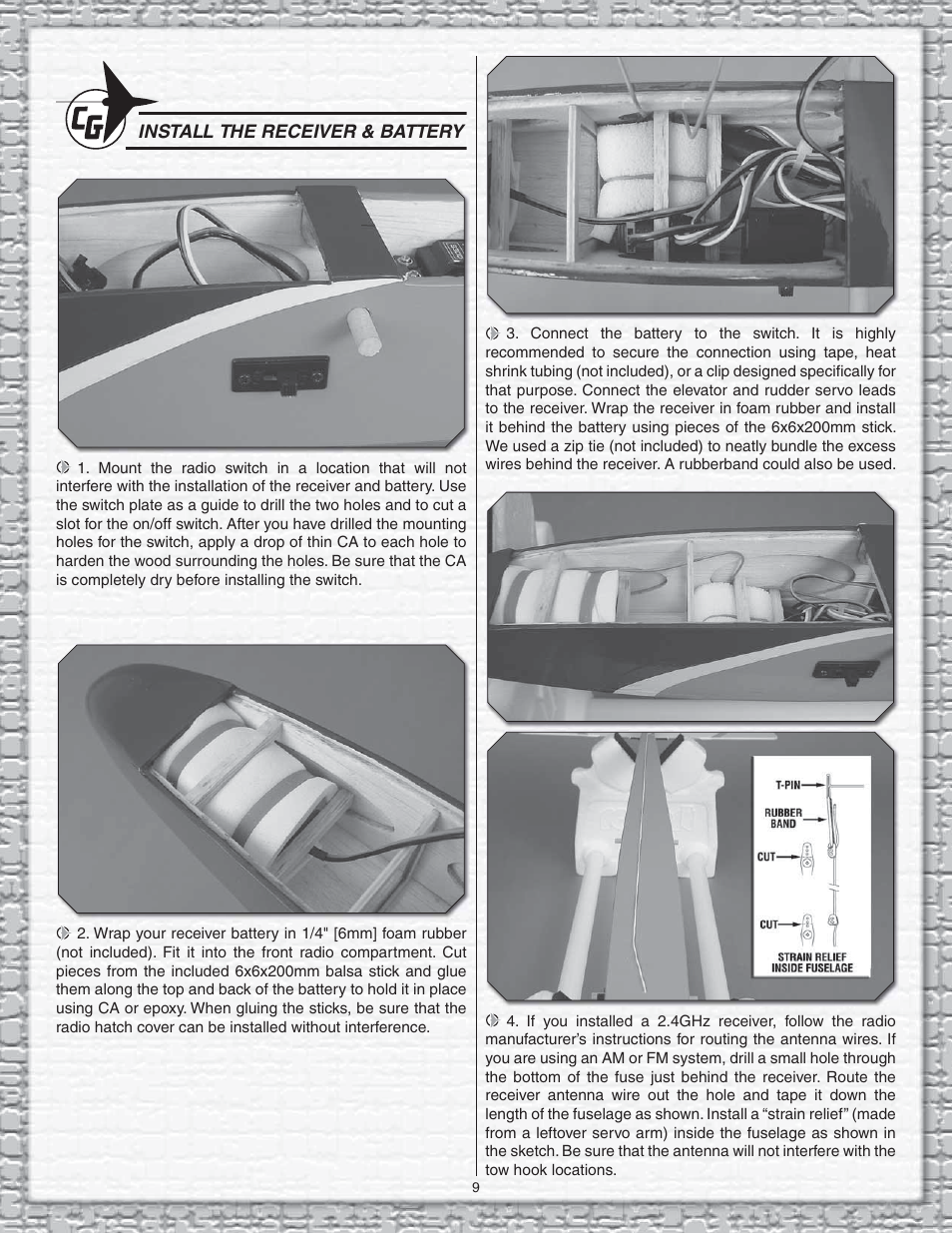 Carl Goldberg GPMA1960 Gentle Lady Glider ARF User Manual | Page 9 / 16