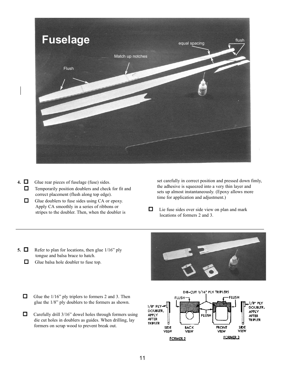Fuselage | Carl Goldberg GPMA0960 Gentle Lady User Manual | Page 11 / 21