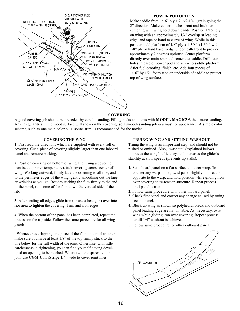 Carl Goldberg GPMA0960 Gentle Lady User Manual | Page 16 / 21