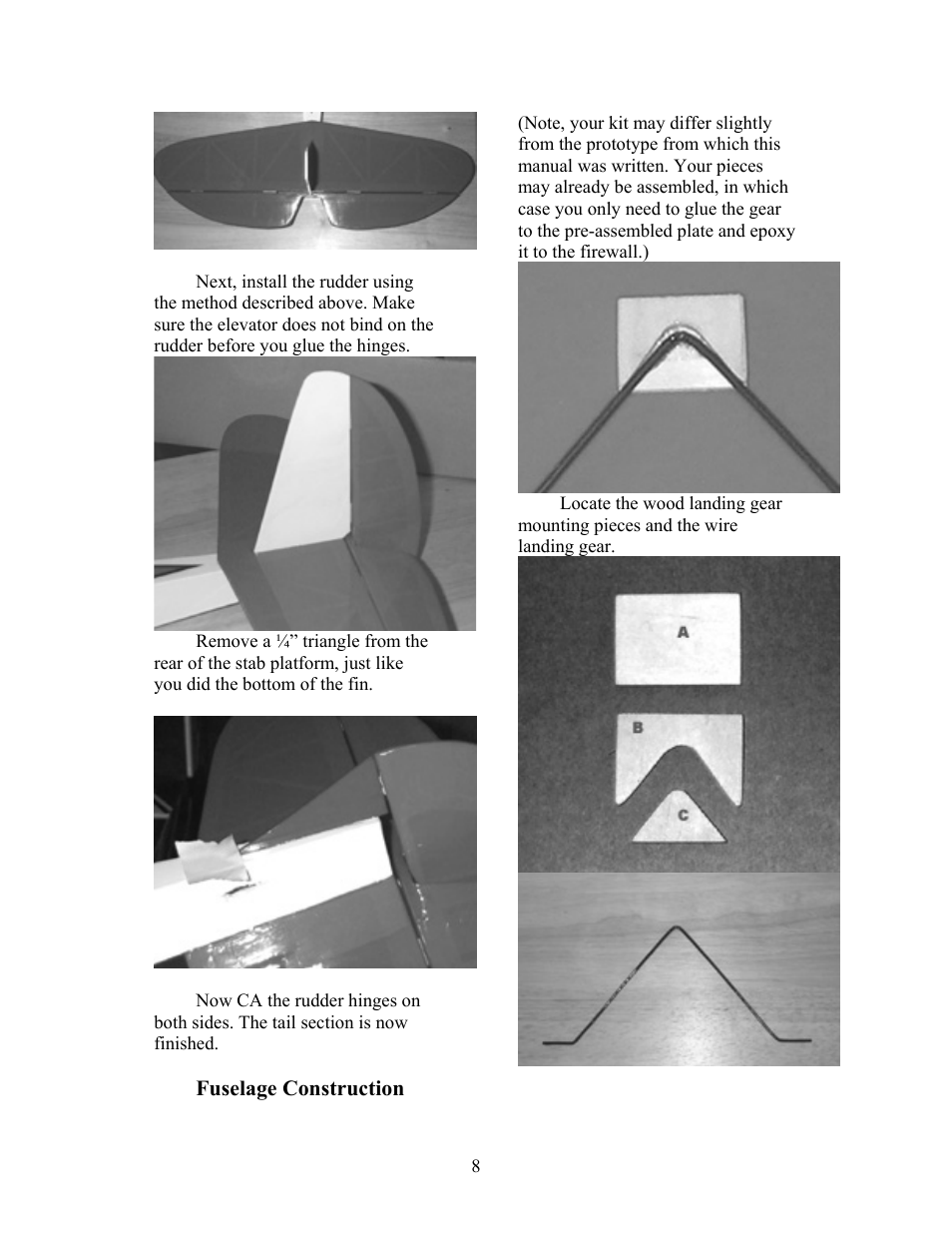 Carl Goldberg GBGA1072 User Manual | Page 8 / 14