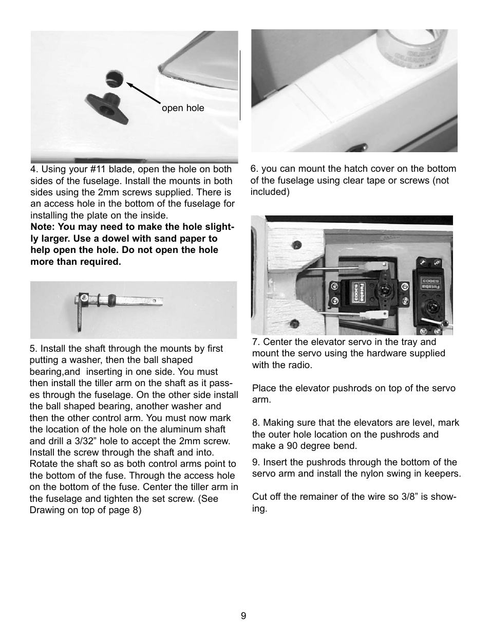 Carl Goldberg GBGA1075 User Manual | Page 9 / 18