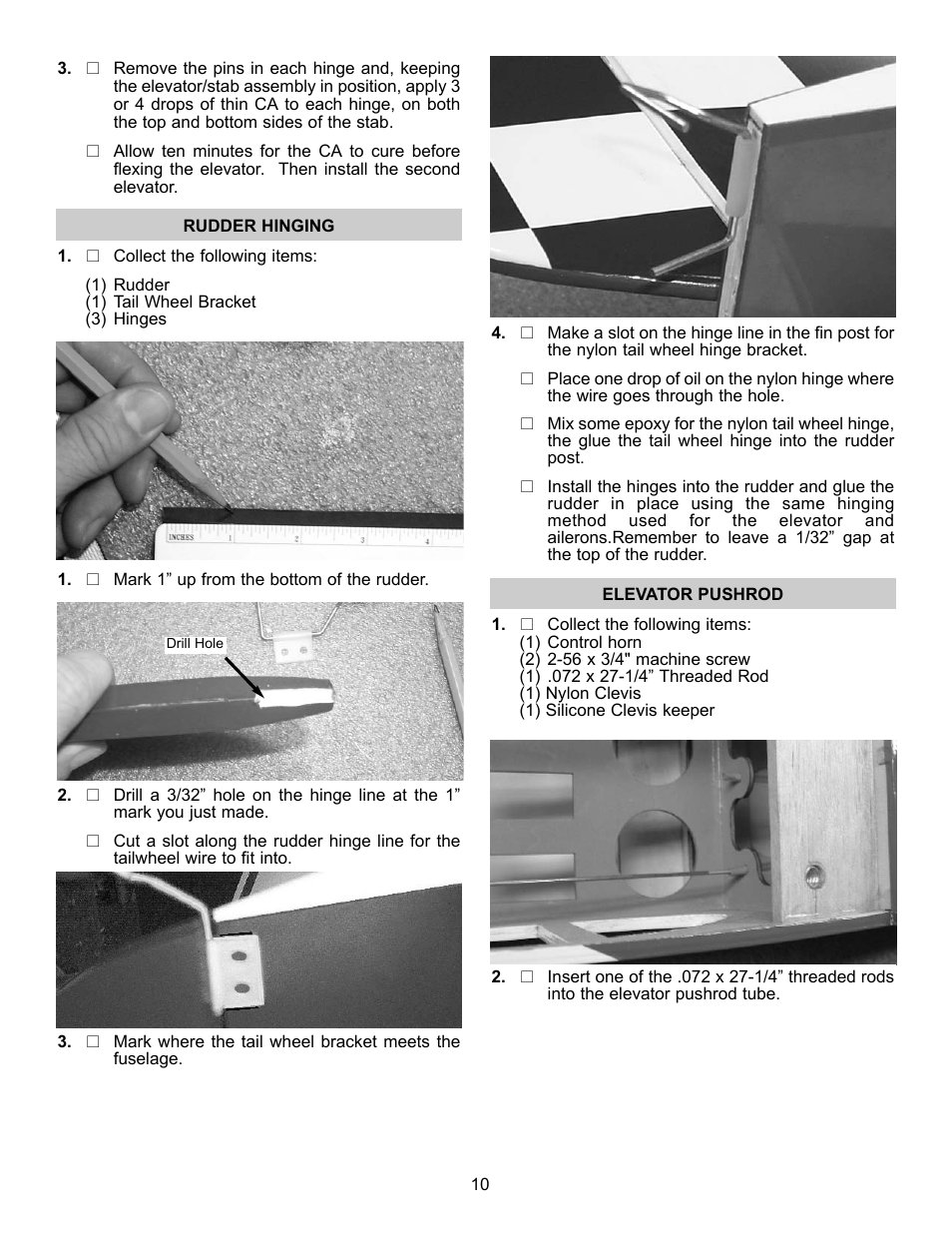 Carl Goldberg GBGA1064 User Manual | Page 10 / 24