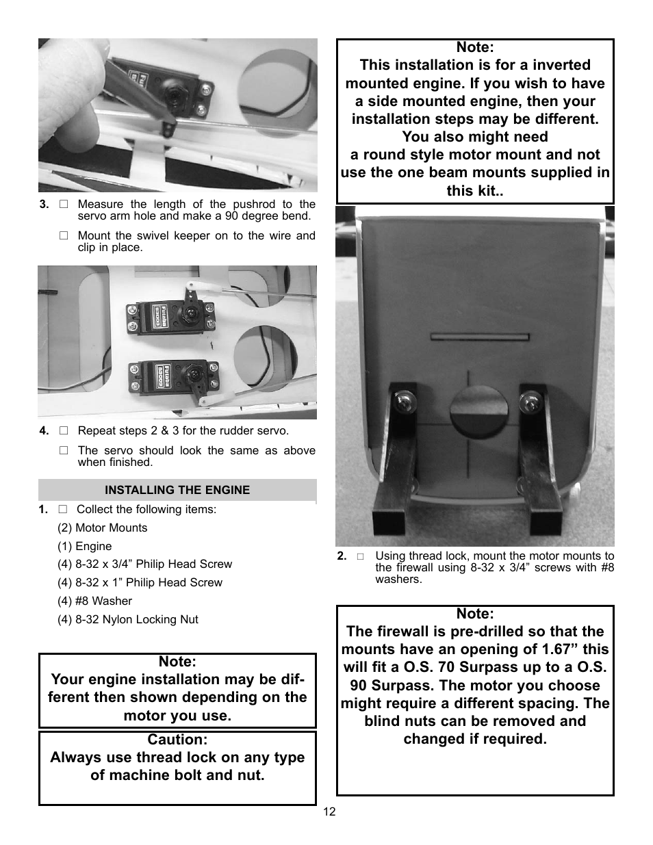 Carl Goldberg GBGA1064 User Manual | Page 12 / 24