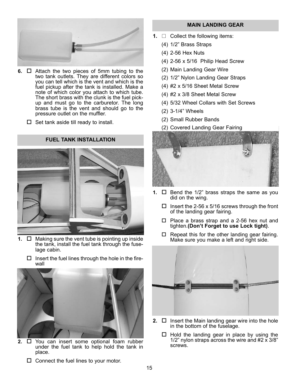 Carl Goldberg GBGA1064 User Manual | Page 15 / 24