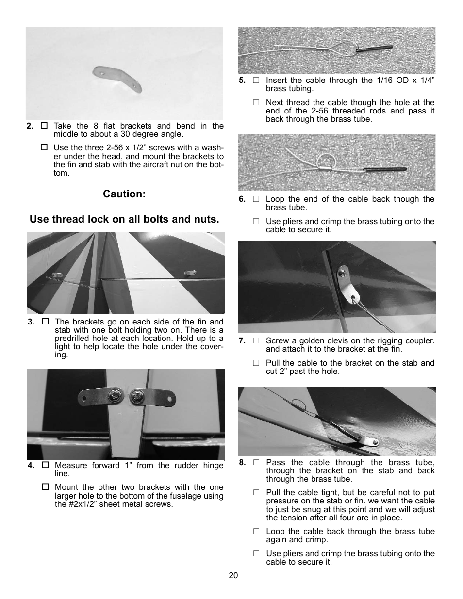 Carl Goldberg GBGA1064 User Manual | Page 20 / 24