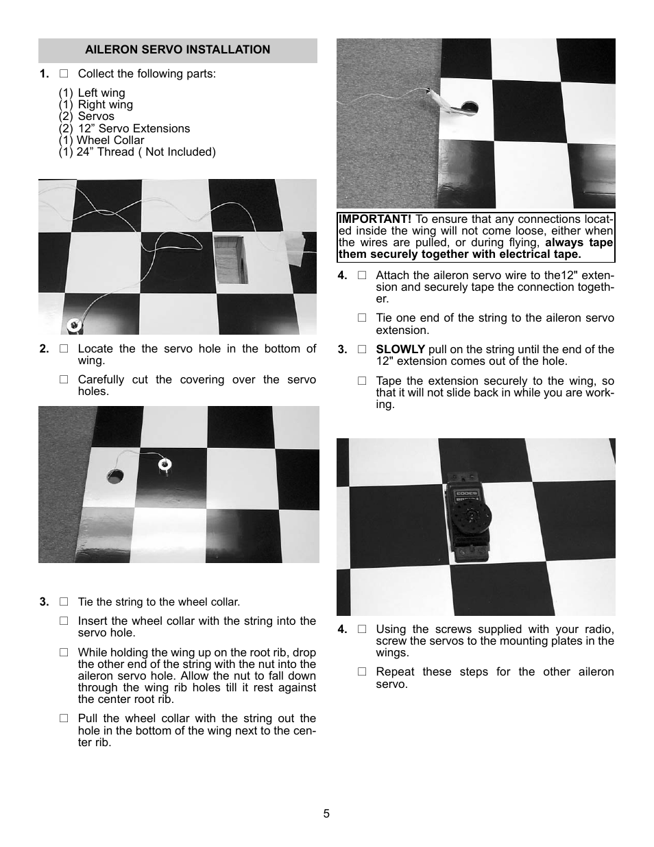 Carl Goldberg GBGA1064 User Manual | Page 5 / 24