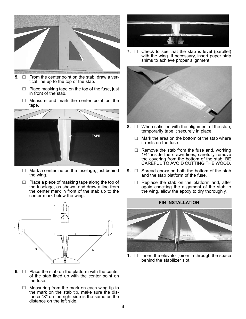 Carl Goldberg GBGA1064 User Manual | Page 8 / 24
