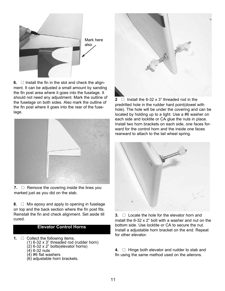 Carl Goldberg GBGA1088 User Manual | Page 11 / 30