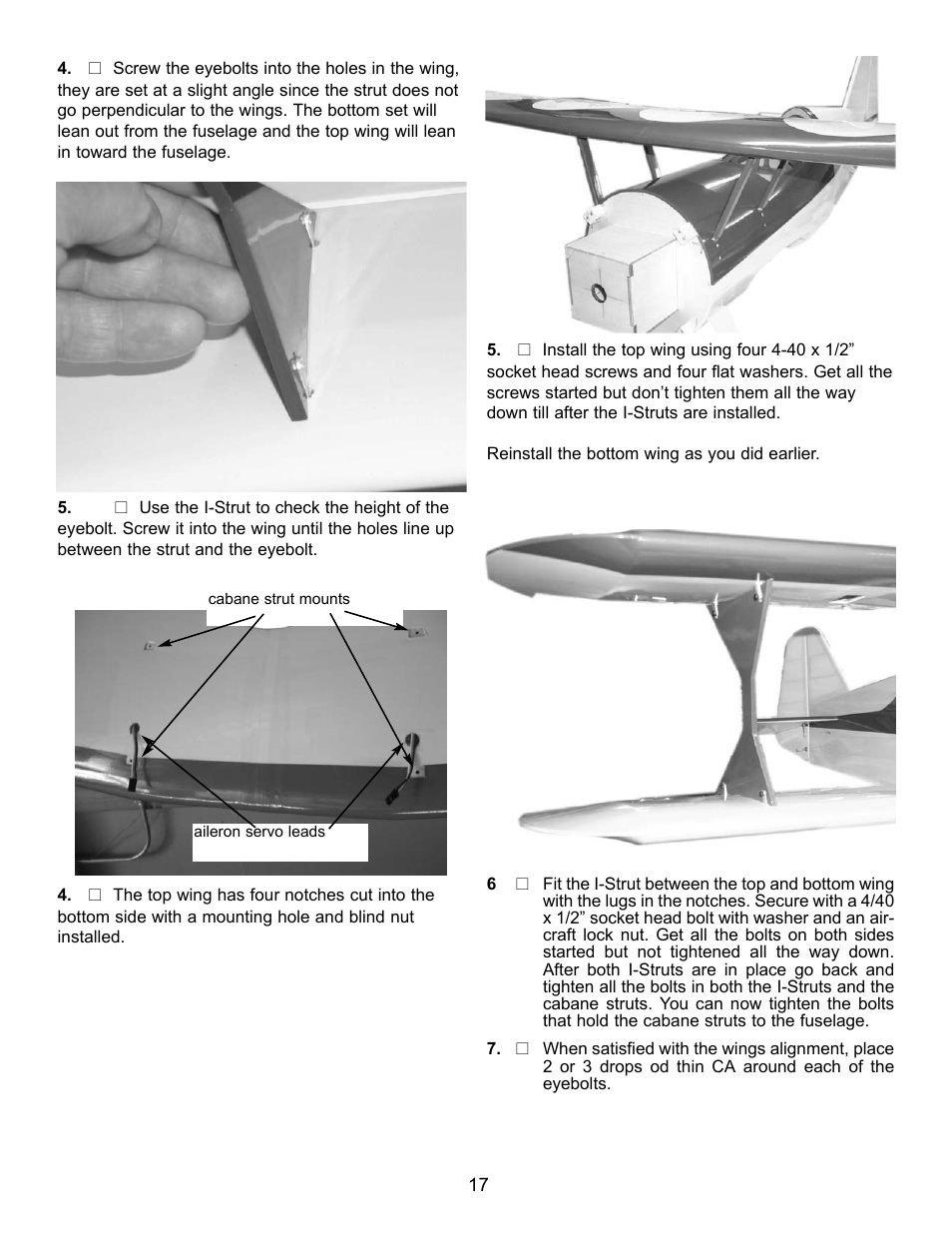 Carl Goldberg GBGA1088 User Manual | Page 17 / 30