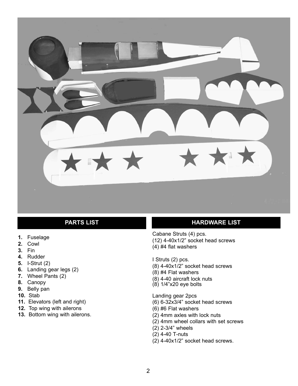 Carl Goldberg GBGA1088 User Manual | Page 2 / 30