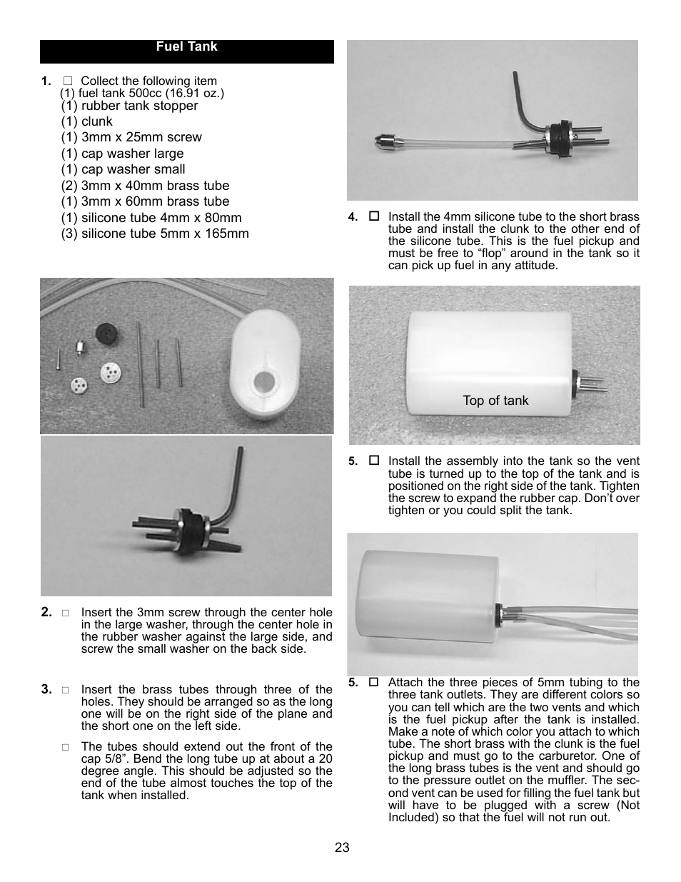 Carl Goldberg GBGA1088 User Manual | Page 23 / 30