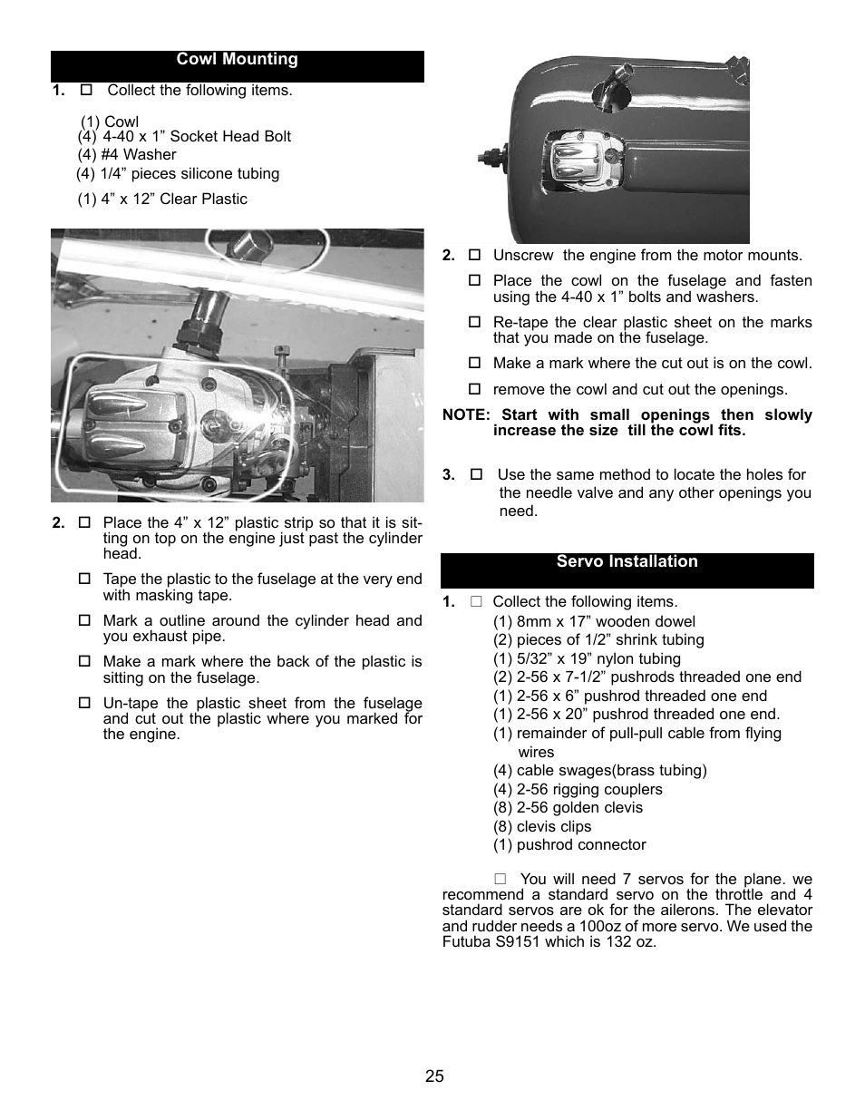 Carl Goldberg GBGA1088 User Manual | Page 25 / 30