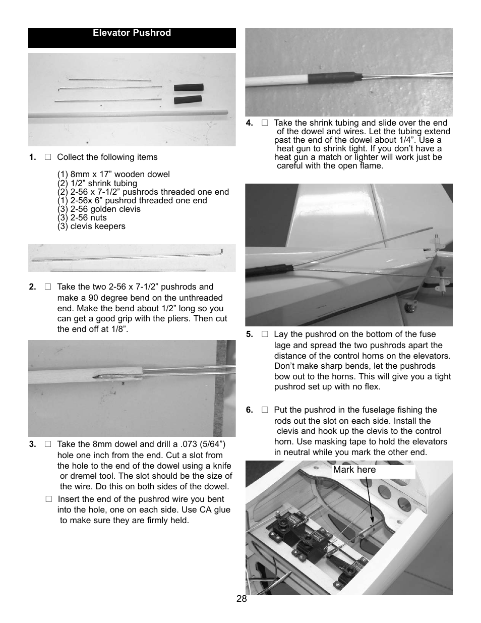 Carl Goldberg GBGA1088 User Manual | Page 28 / 30