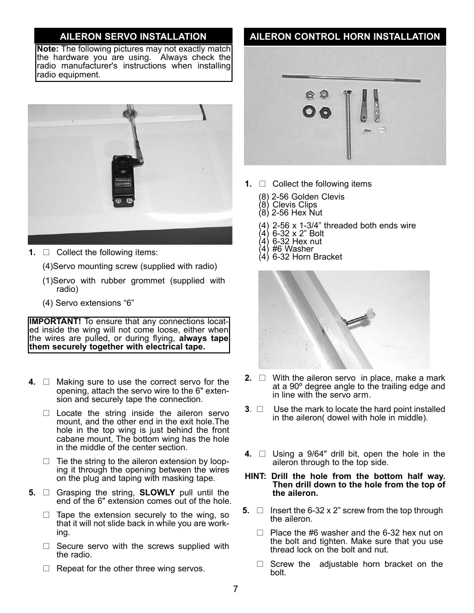 Carl Goldberg GBGA1088 User Manual | Page 7 / 30