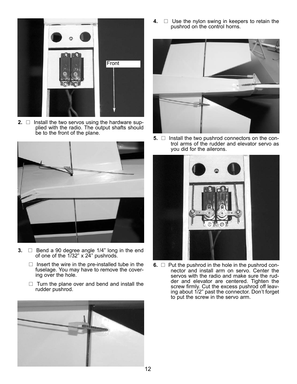 Carl Goldberg GBGA1087 User Manual | Page 12 / 16