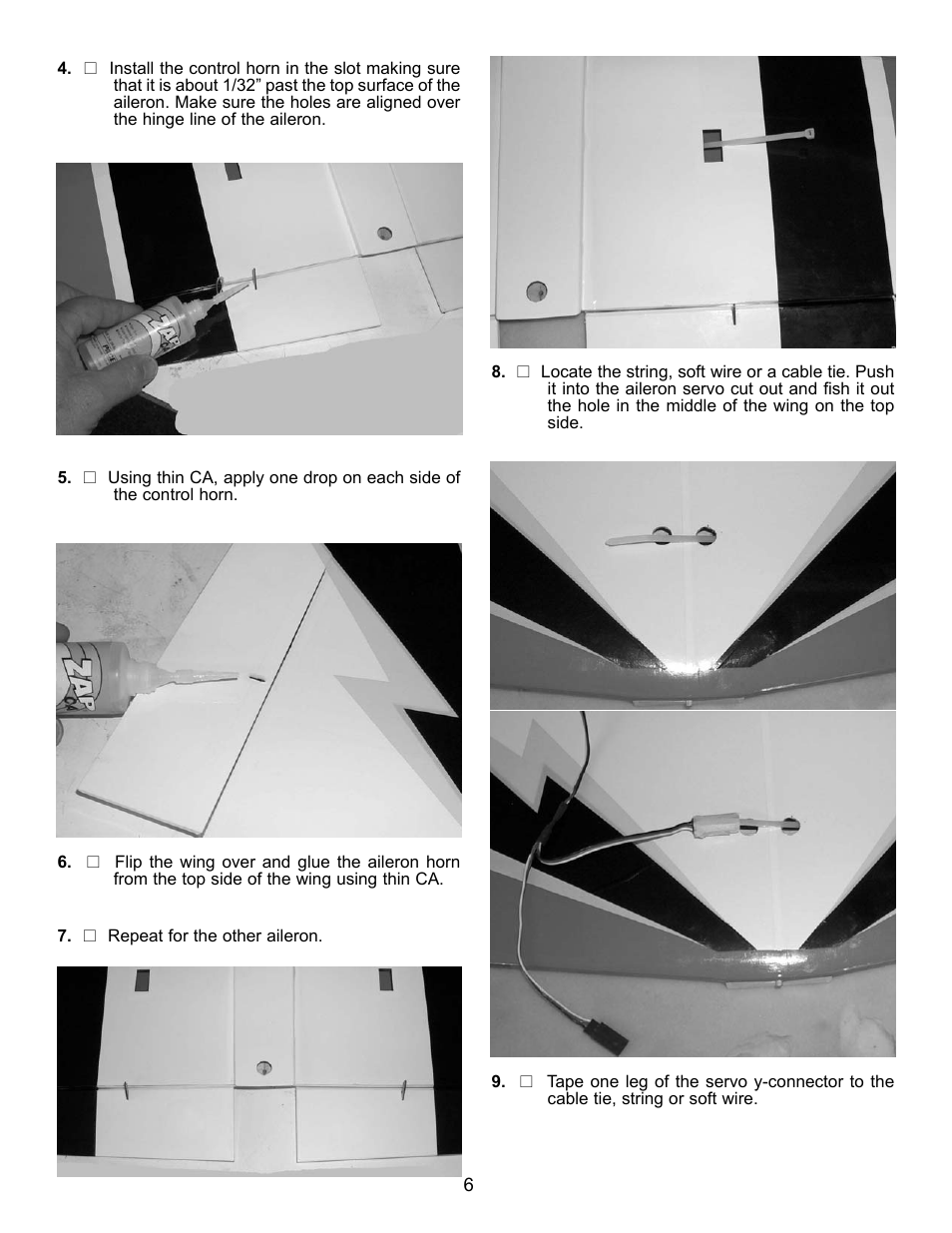 Carl Goldberg GBGA1087 User Manual | Page 6 / 16