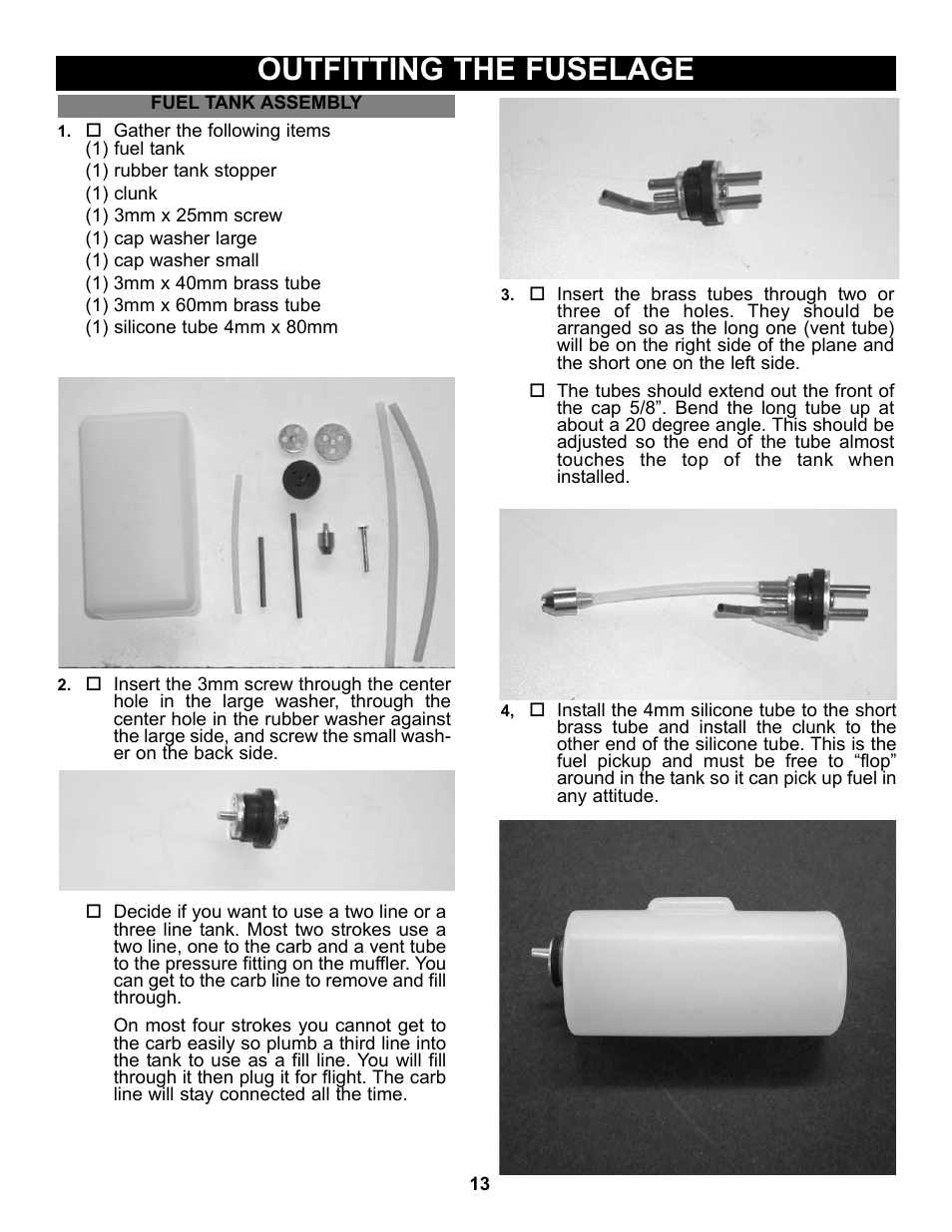 Outfitting the fuselage | Carl Goldberg GBGA1092 User Manual | Page 13 / 24
