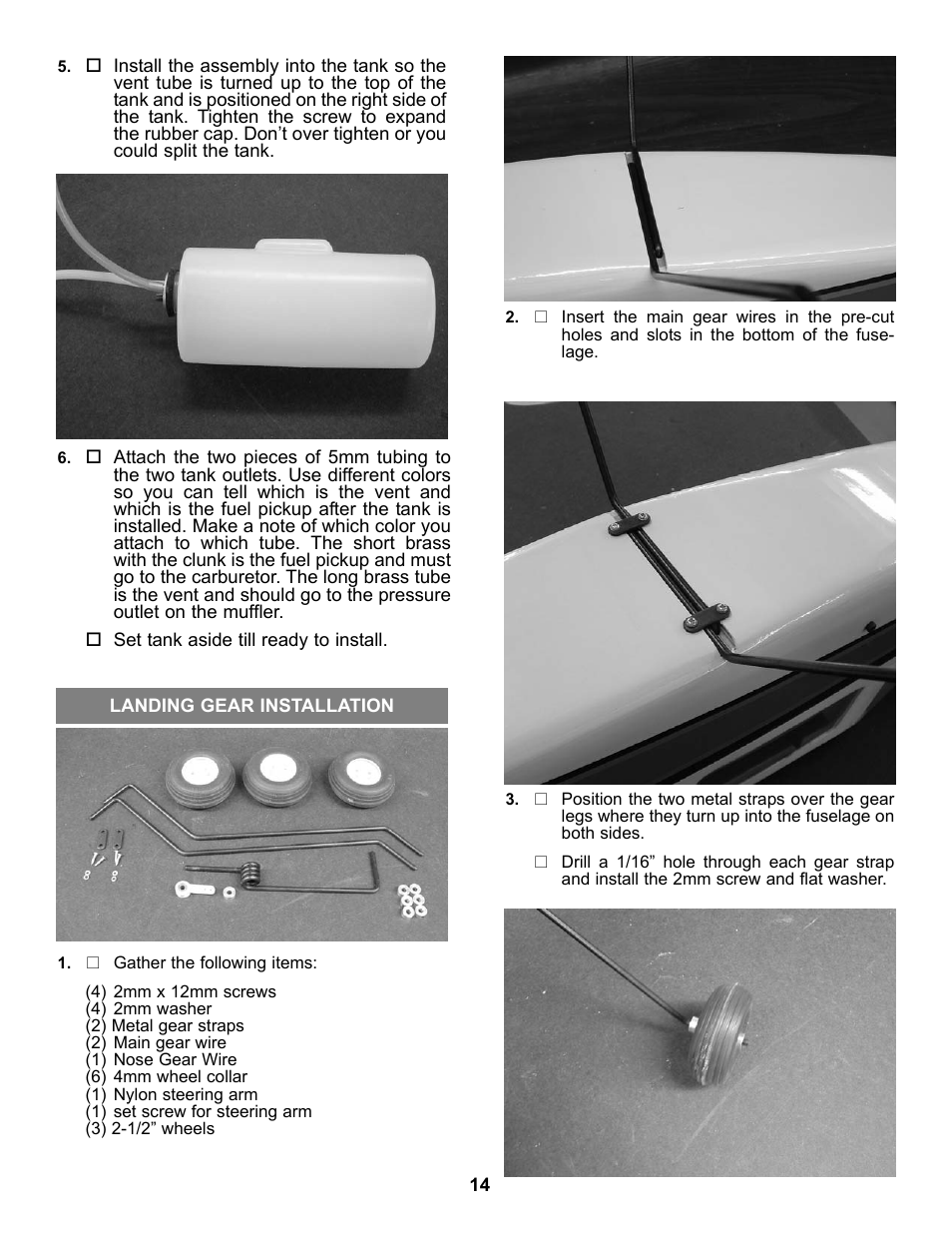 Carl Goldberg GBGA1092 User Manual | Page 14 / 24