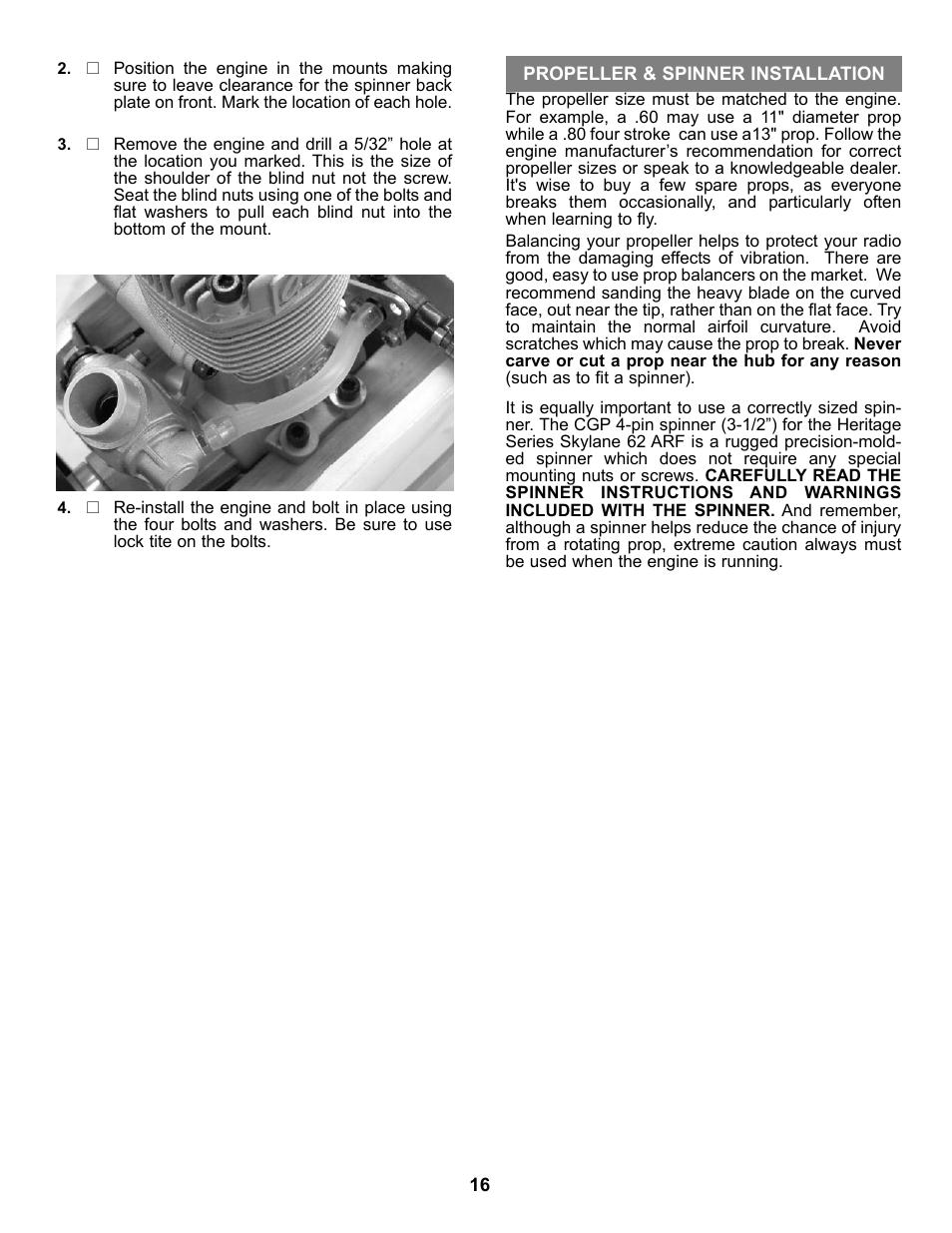 Carl Goldberg GBGA1092 User Manual | Page 16 / 24