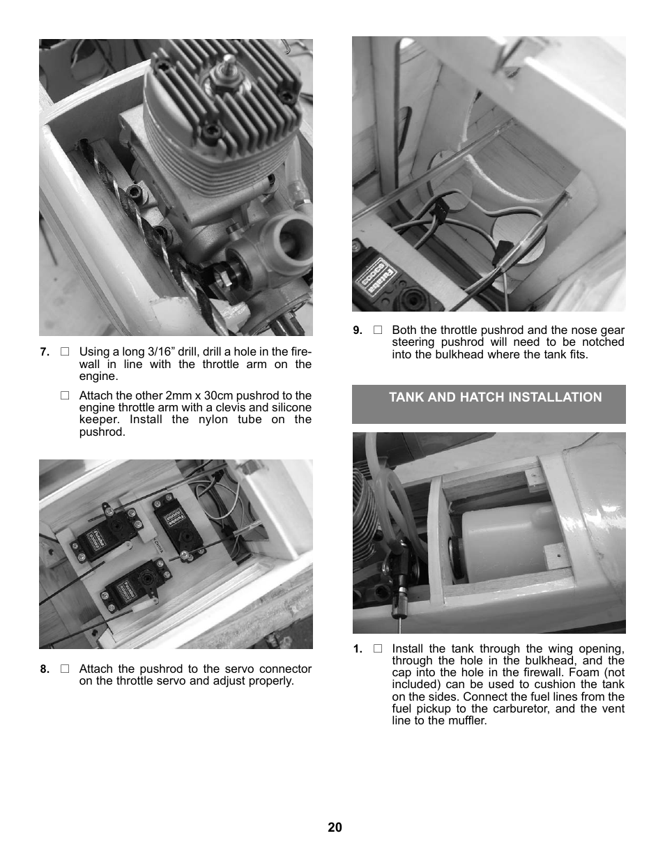 Carl Goldberg GBGA1092 User Manual | Page 20 / 24