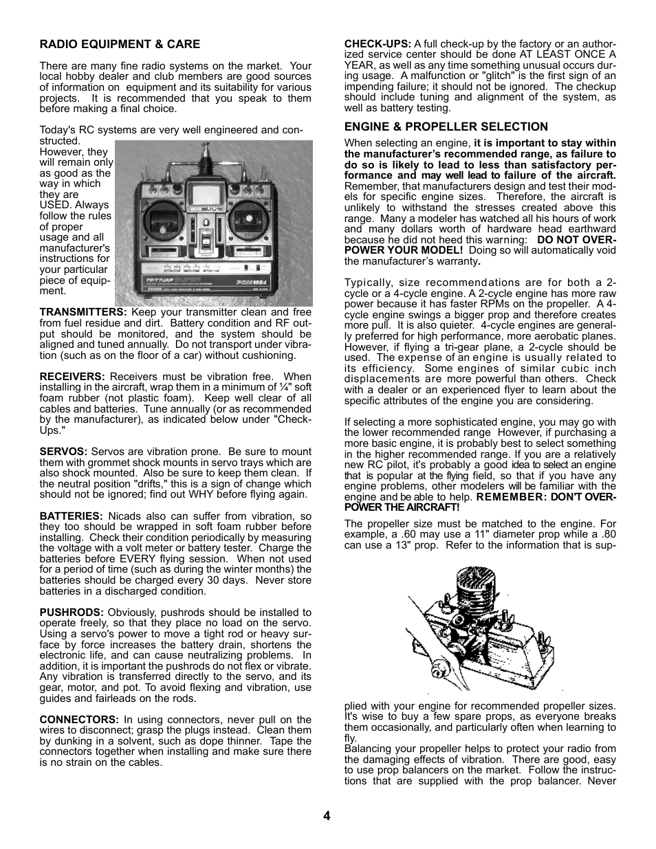 Carl Goldberg GBGA1092 User Manual | Page 4 / 24