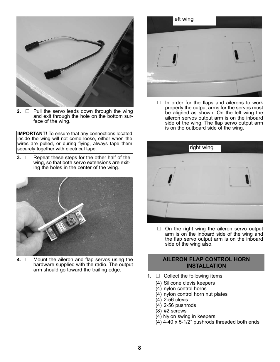 Carl Goldberg GBGA1092 User Manual | Page 8 / 24