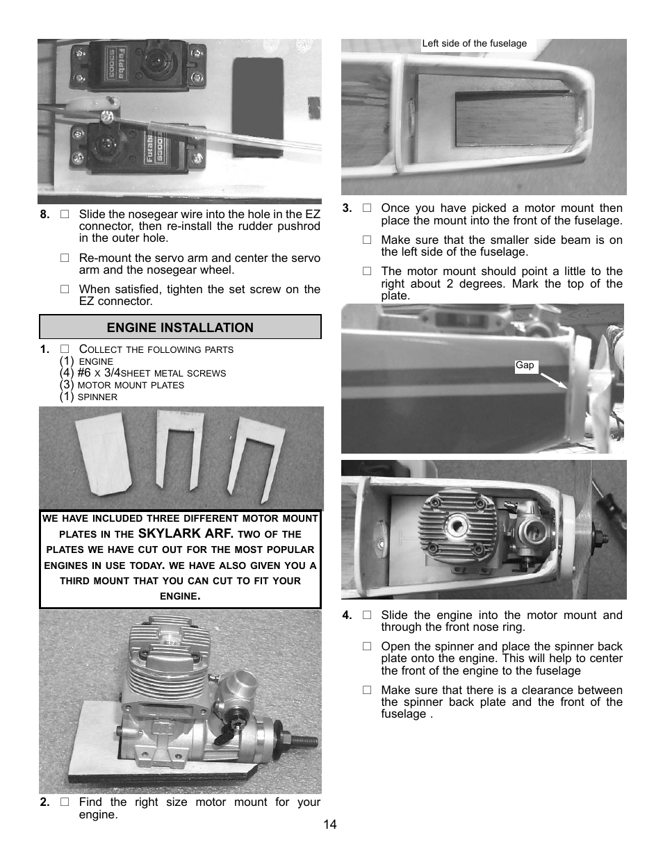 Carl Goldberg GBGA1085 User Manual | Page 14 / 19