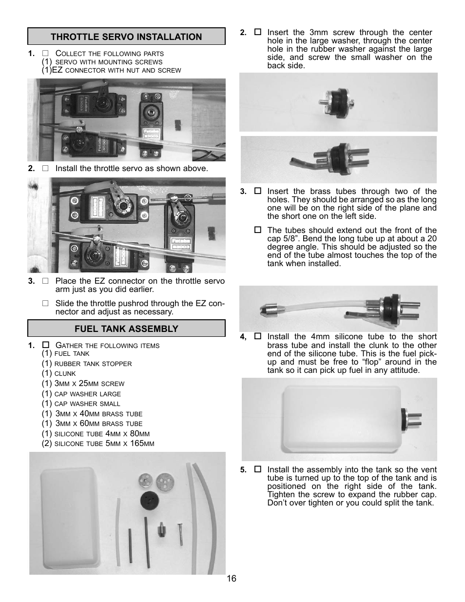 Carl Goldberg GBGA1085 User Manual | Page 16 / 19