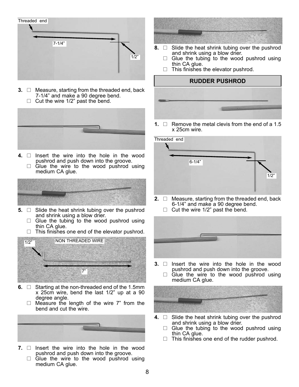 Carl Goldberg GBGA1085 User Manual | Page 8 / 19