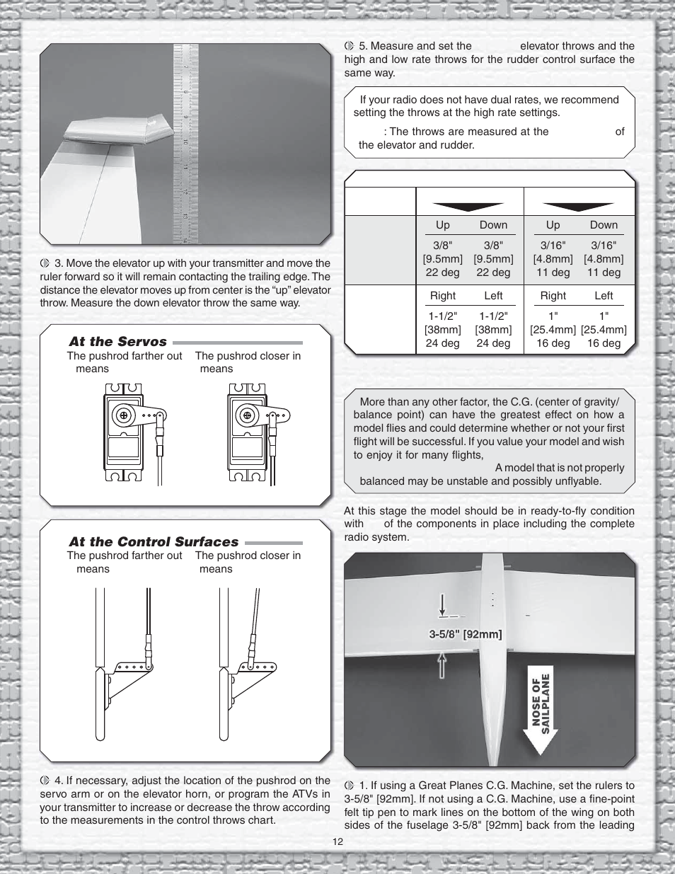 Carl Goldberg GPMA1959 Sophisticated Lady Glider ARF User Manual | Page 12 / 20