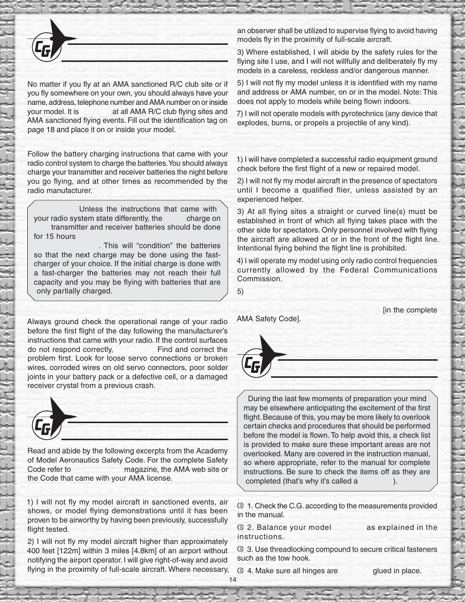 Carl Goldberg GPMA1959 Sophisticated Lady Glider ARF User Manual | Page 14 / 20