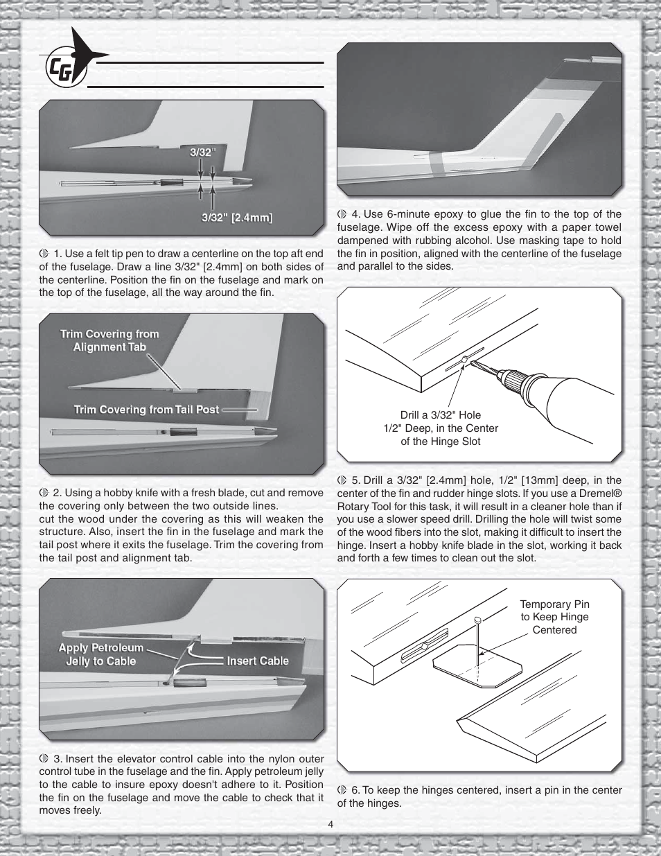 Carl Goldberg GPMA1959 Sophisticated Lady Glider ARF User Manual | Page 4 / 20