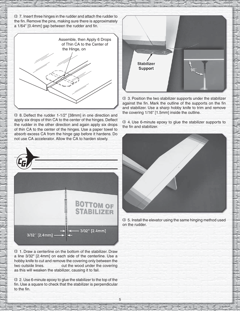 Carl Goldberg GPMA1959 Sophisticated Lady Glider ARF User Manual | Page 5 / 20