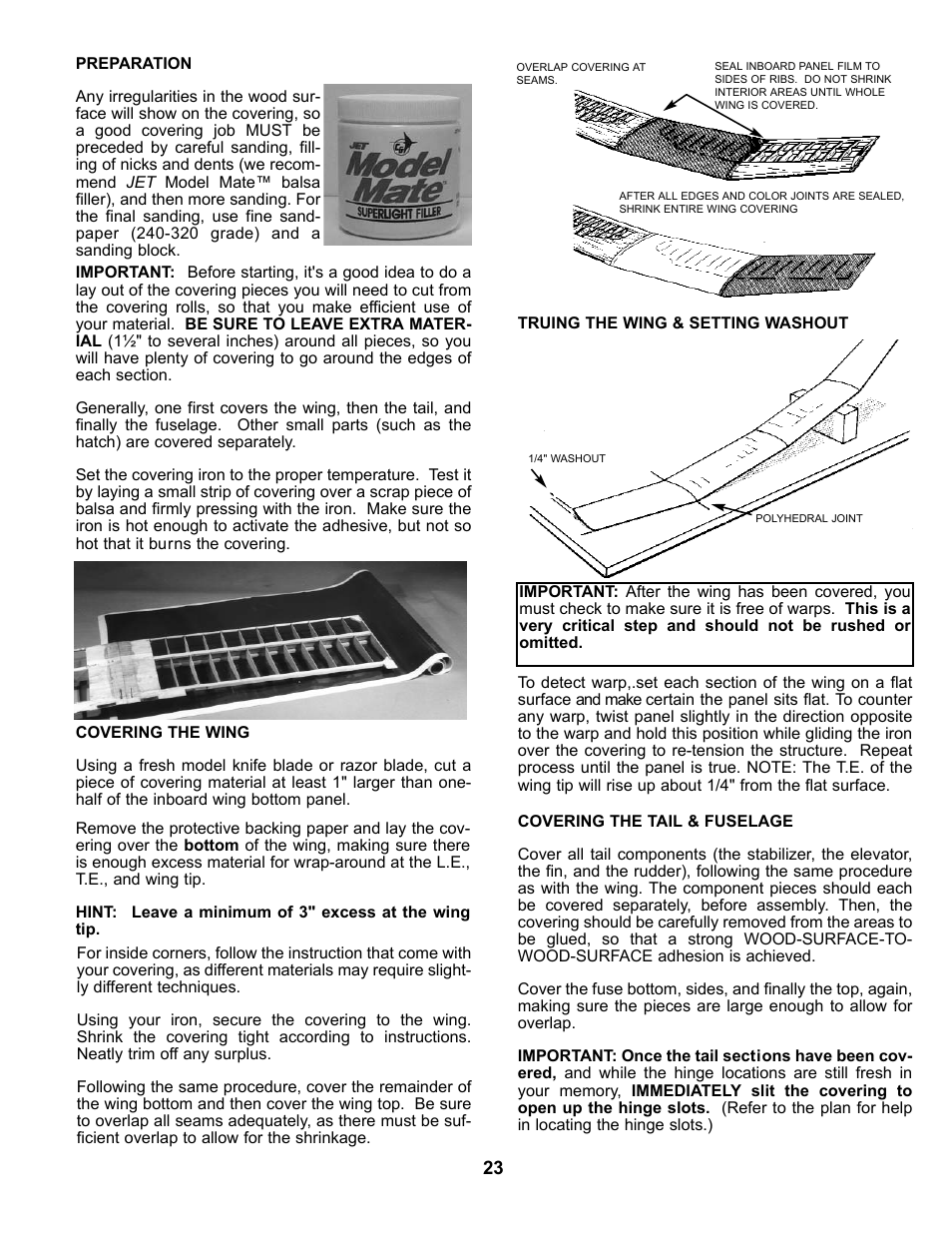 Carl Goldberg GBGA0059 User Manual | Page 23 / 32