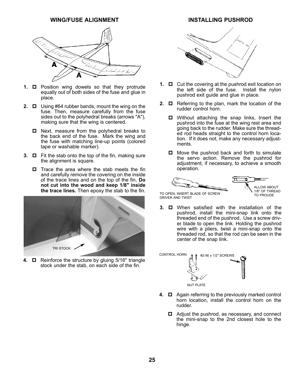 Carl Goldberg GBGA0059 User Manual | Page 25 / 32