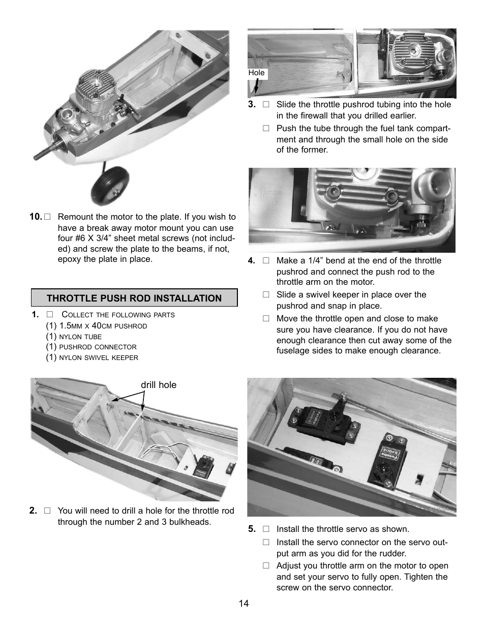 Carl Goldberg GPMA1967 Sr. Falcon ARF User Manual | Page 14 / 21