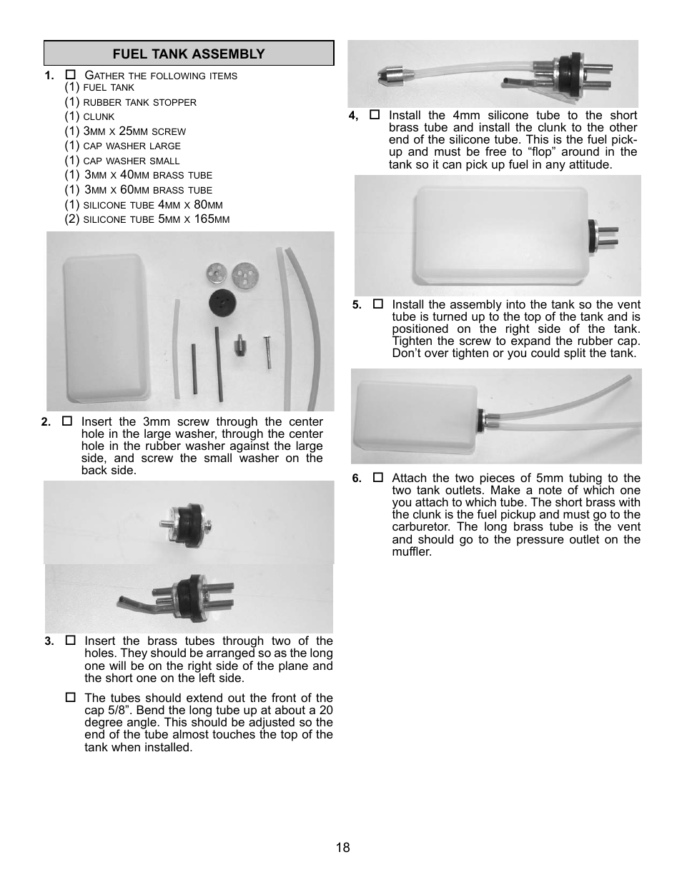 Carl Goldberg GPMA1967 Sr. Falcon ARF User Manual | Page 18 / 21