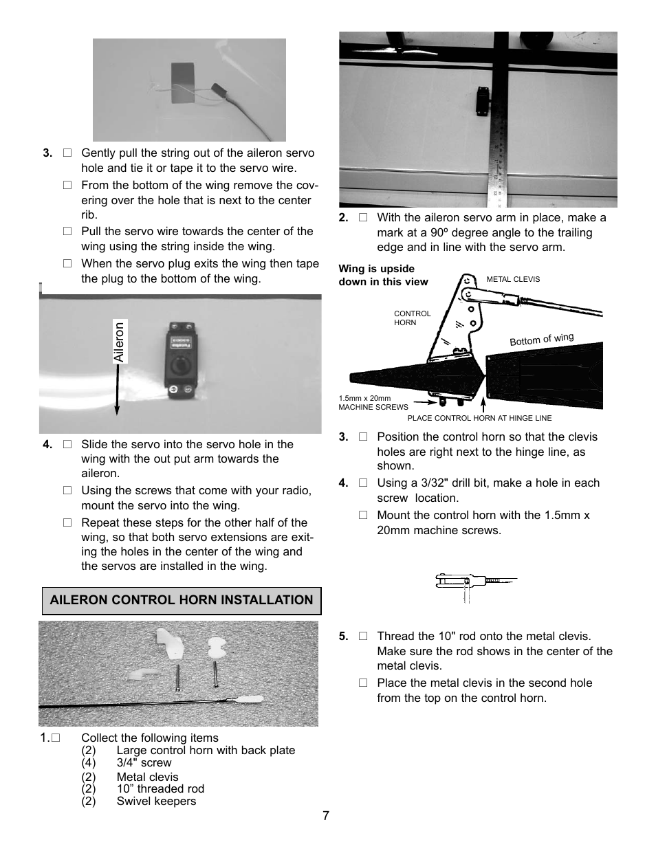 Carl Goldberg GPMA1967 Sr. Falcon ARF User Manual | Page 7 / 21