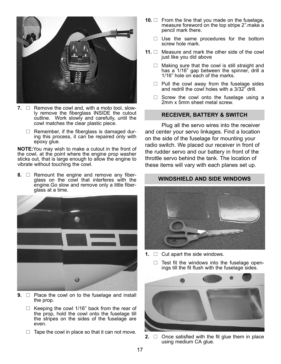 Carl Goldberg GBGA1089 User Manual | Page 17 / 19