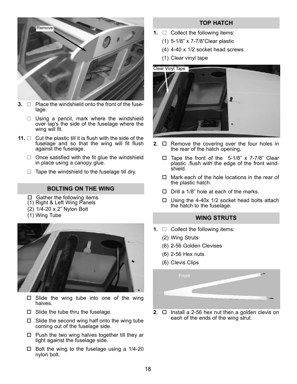 Carl Goldberg GBGA1089 User Manual | Page 18 / 19