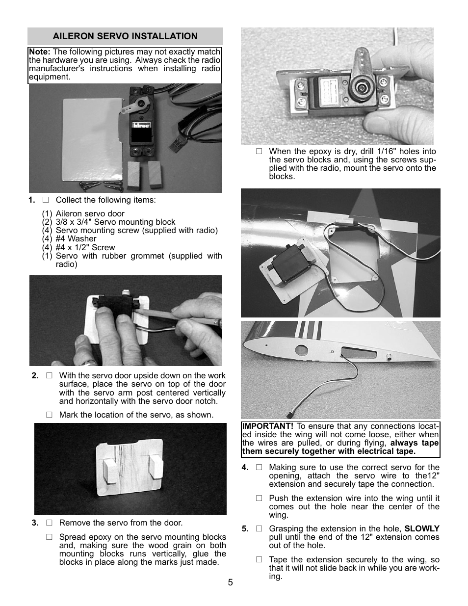 Carl Goldberg GBGA1067 User Manual | Page 5 / 19