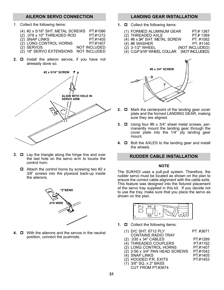 Carl Goldberg GBGA0067 User Manual | Page 31 / 39
