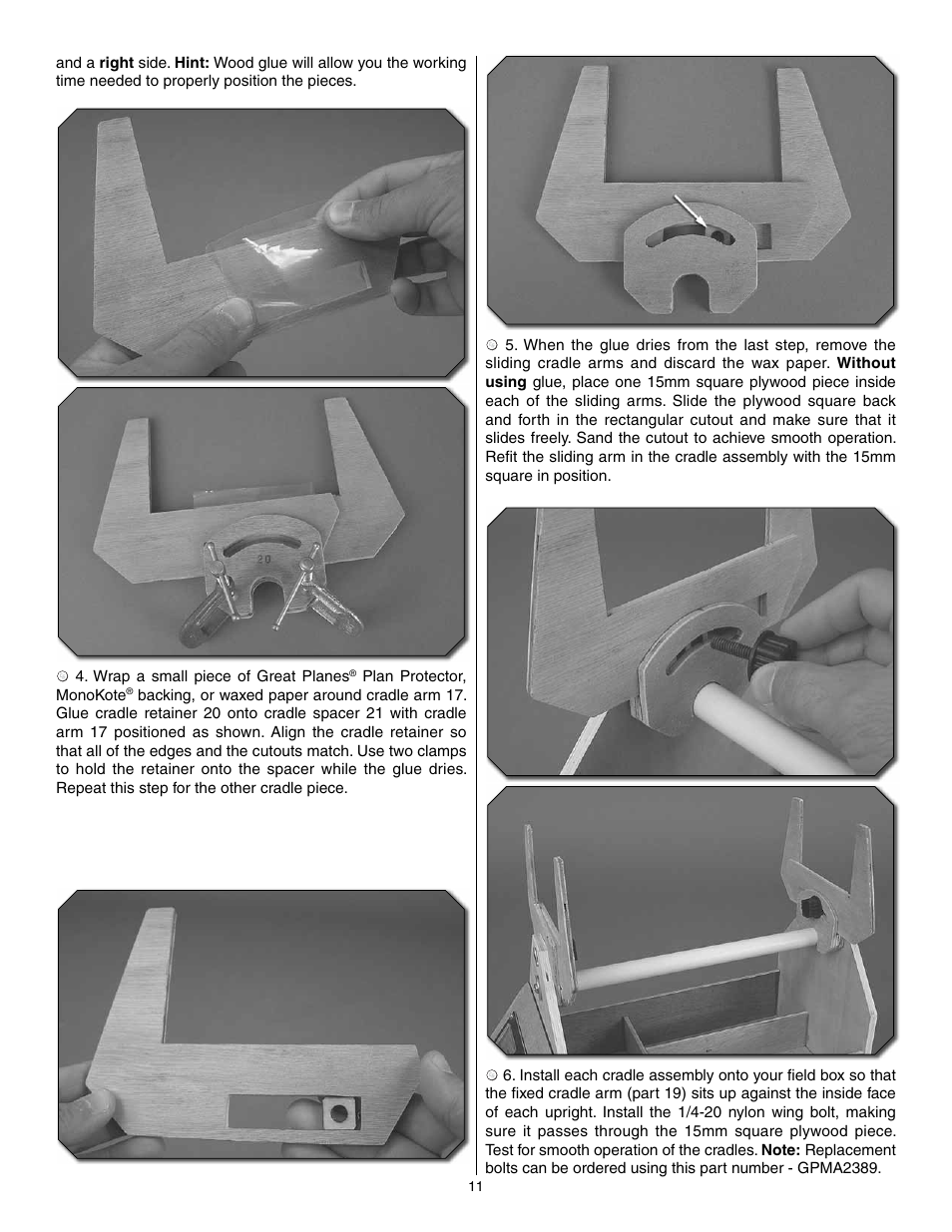 Carl Goldberg GBGP0102 User Manual | Page 11 / 16