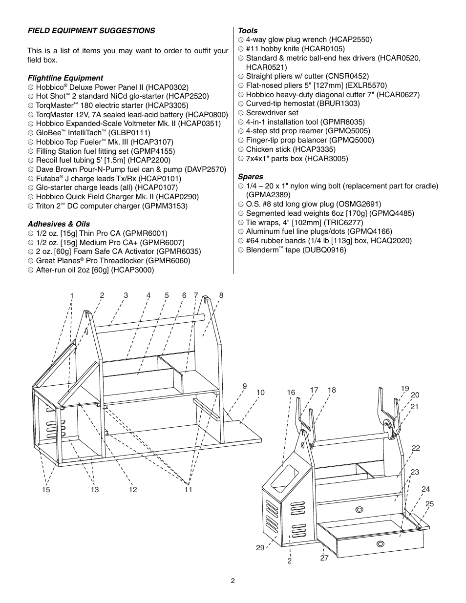 Carl Goldberg GBGP0102 User Manual | Page 2 / 16