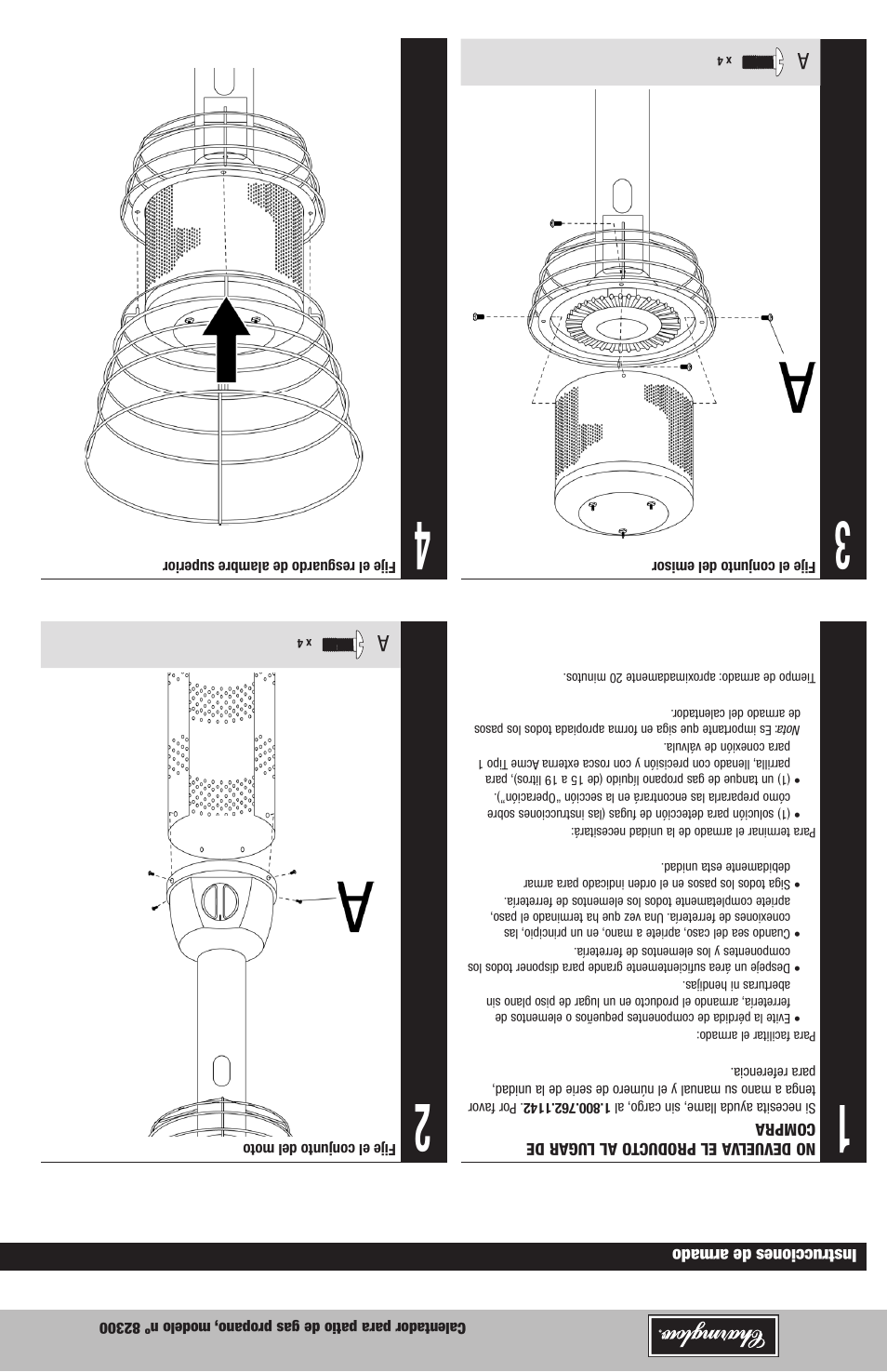 Blue Rhino Charmglow 82300 User Manual | Page 13 / 16