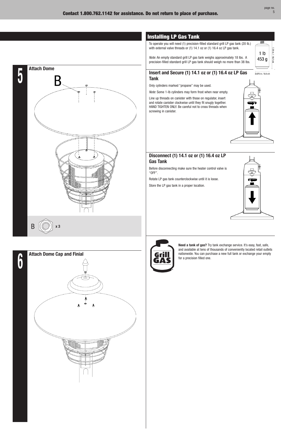 Blue Rhino Charmglow 82300 User Manual | Page 5 / 16