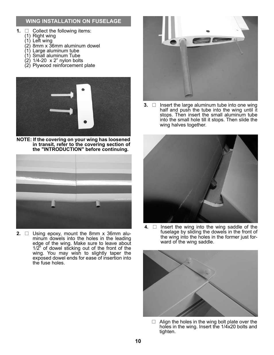 Carl Goldberg GBGA1077 User Manual | Page 10 / 30